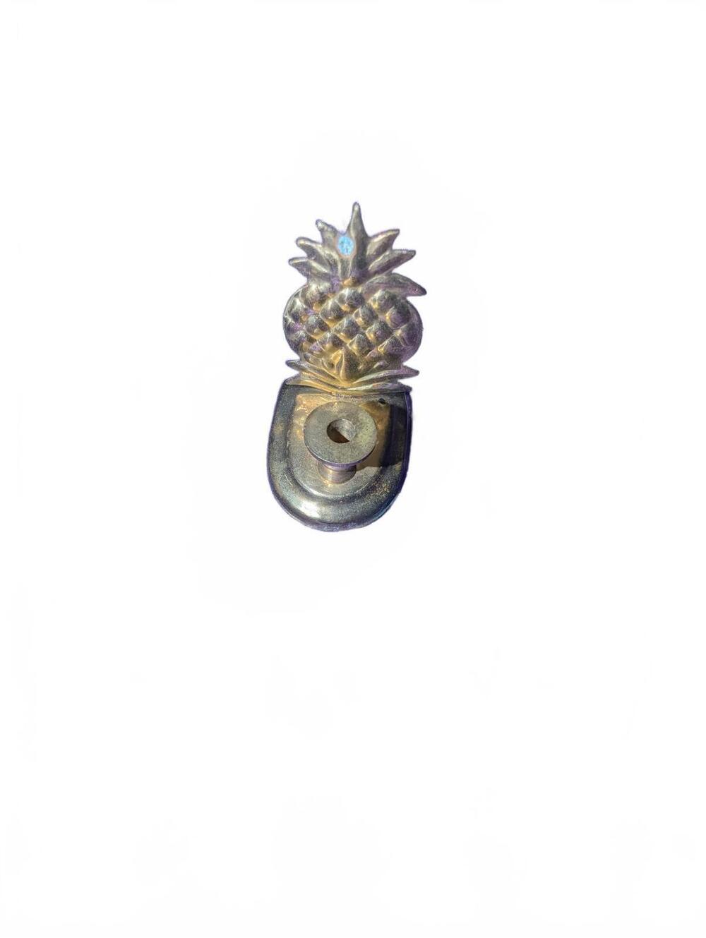 Vintage Pineapple Shaped Metal Clip